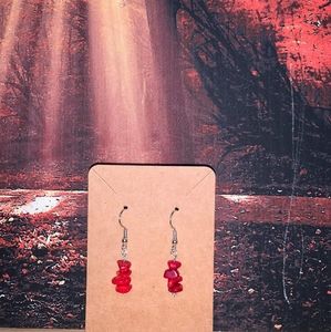 Red earring